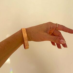 Rose-gold Tuleste bangle bracelet